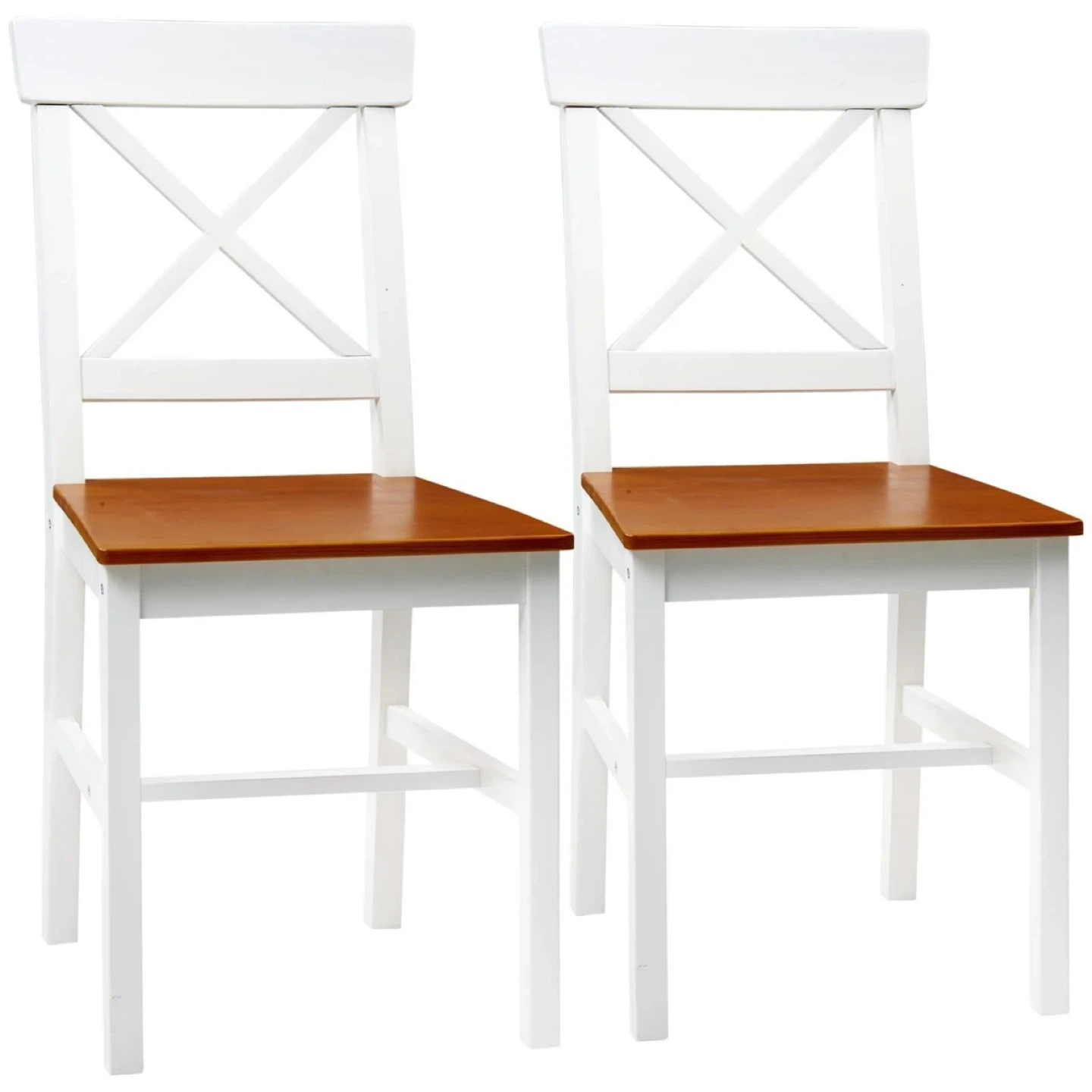 New Modern Dining Table Set with 2 Chairs - White - photo 4