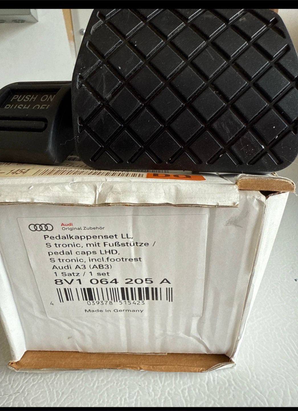 Audi A3 Pedal Caps Set LL 8V1 064 205 A - photo 4
