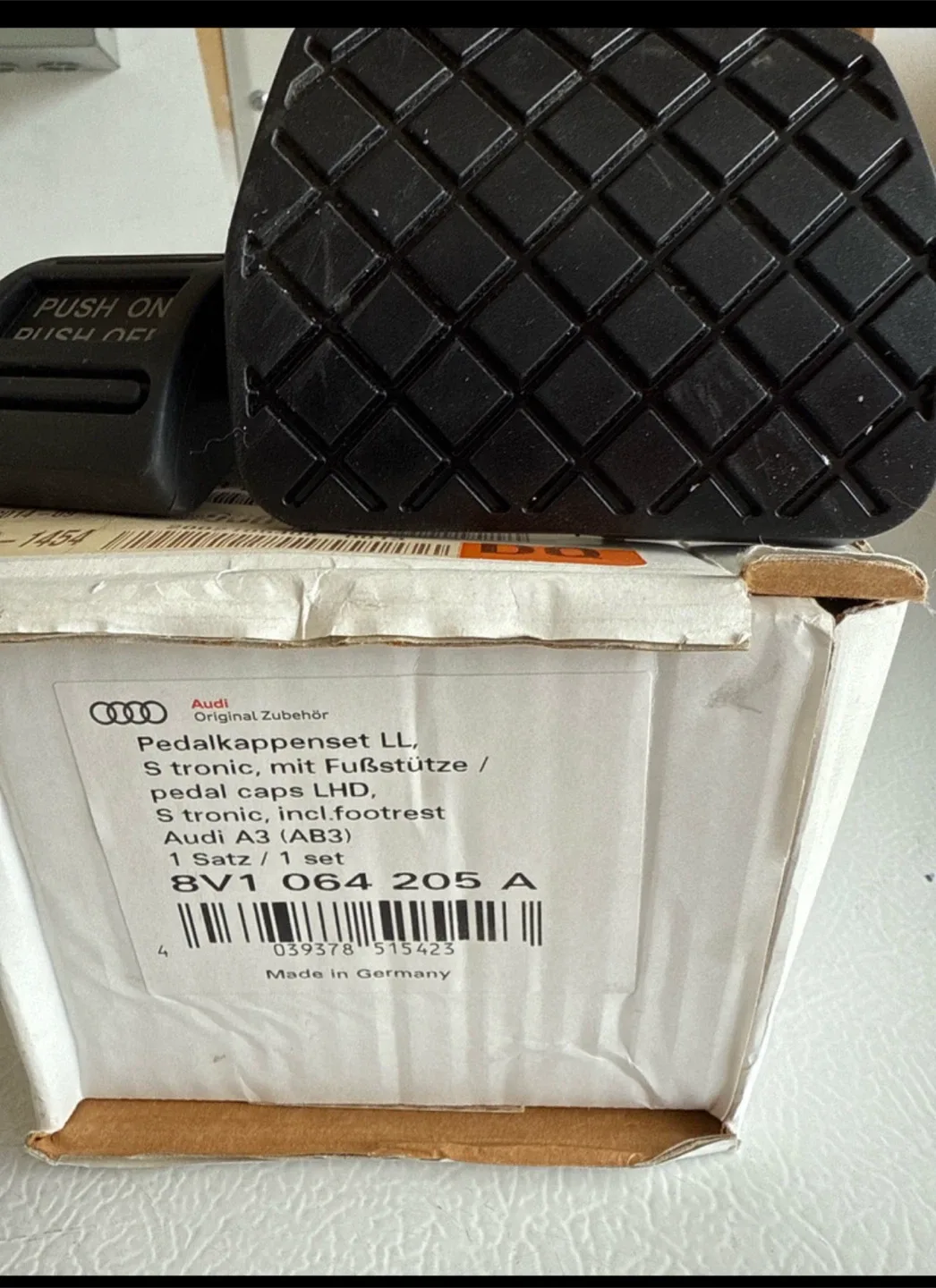 Audi A3 Pedal Caps Set LL 8V1 064 205 A image indicator(4)