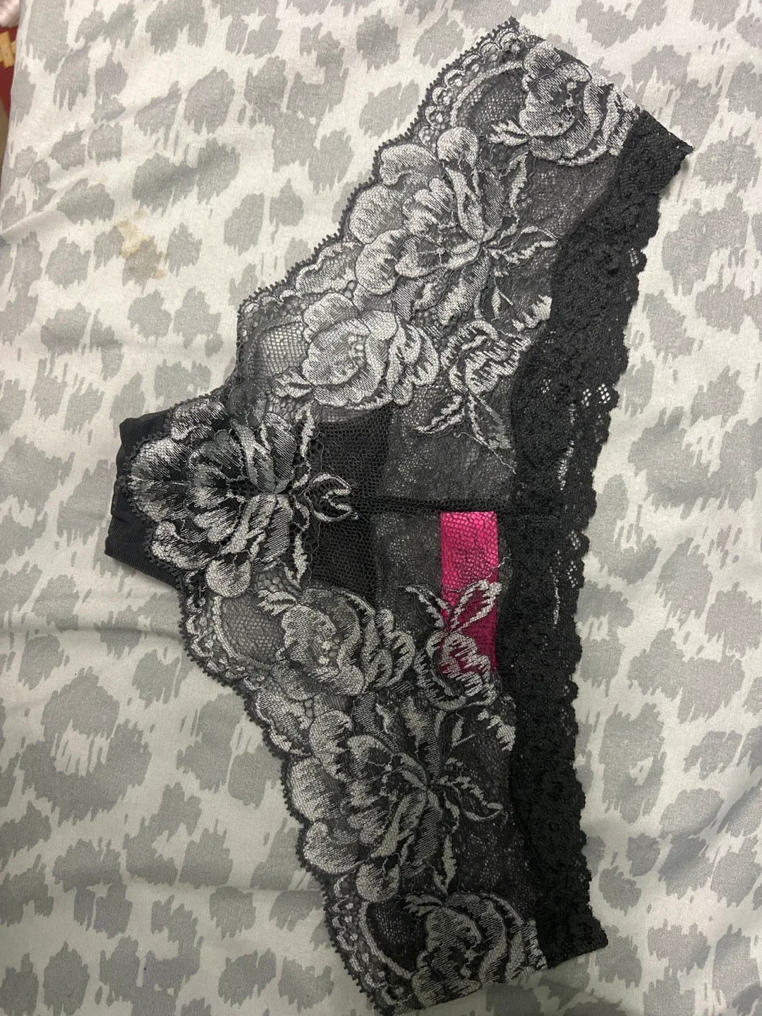 La Senza XS/TP Black Lace Panties image indicator(2)