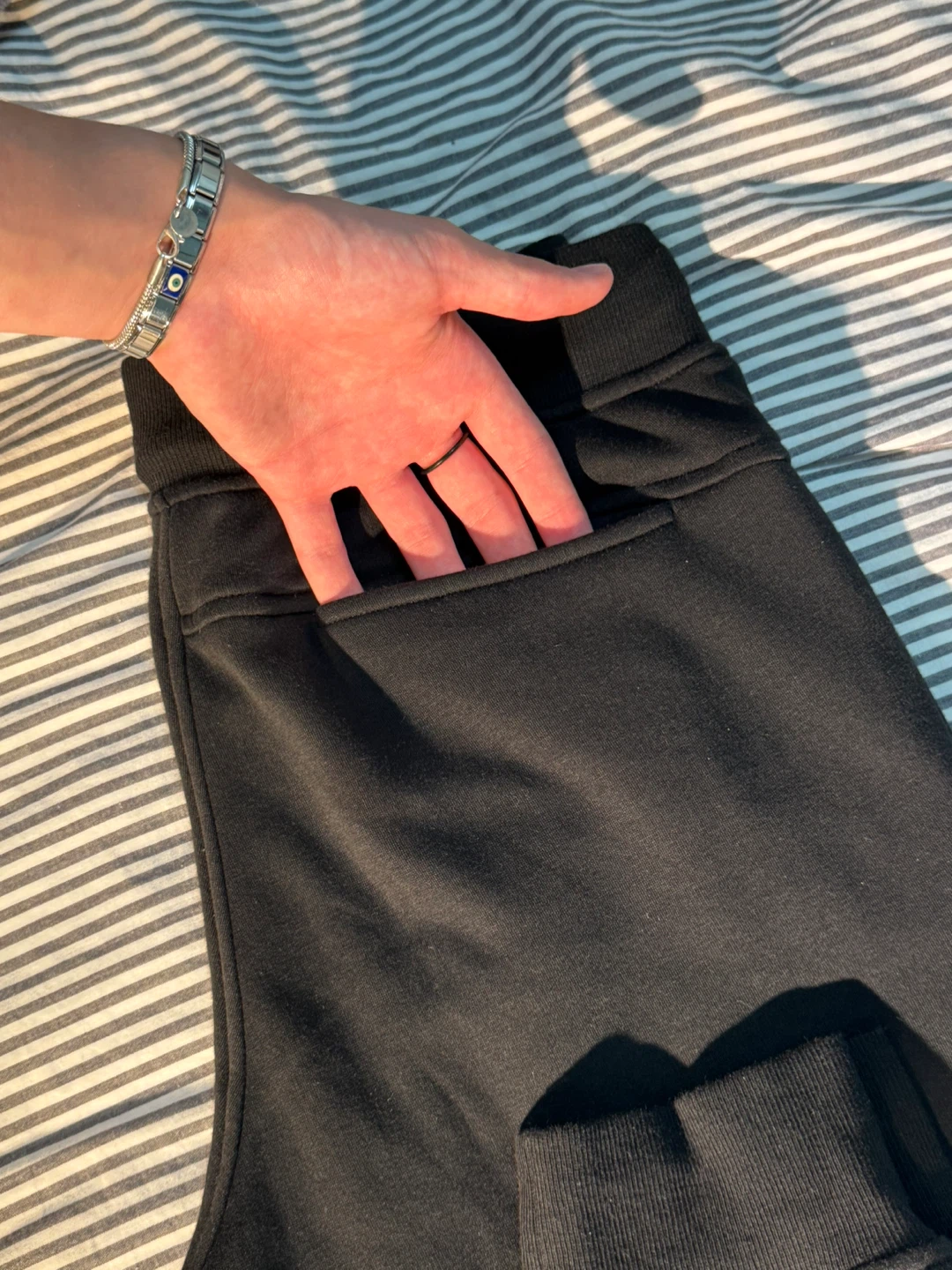 New UGG Black Fleece Jogger Pants S Size - photo 2