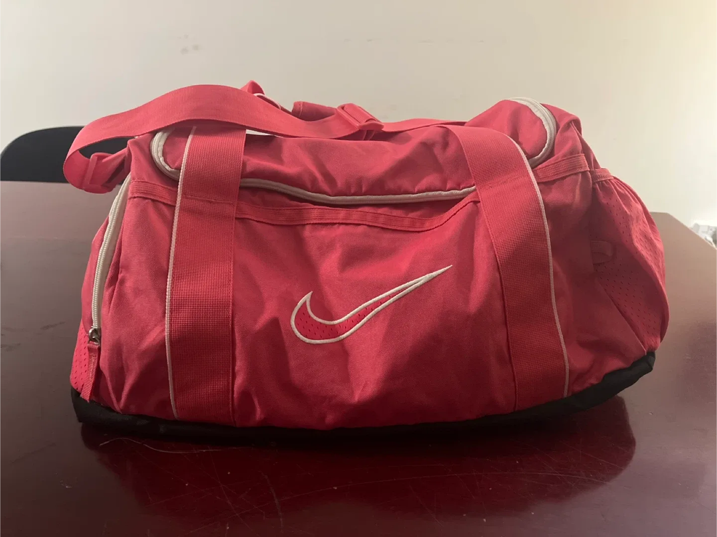 Nike Pink Duffle Bag thumbnail