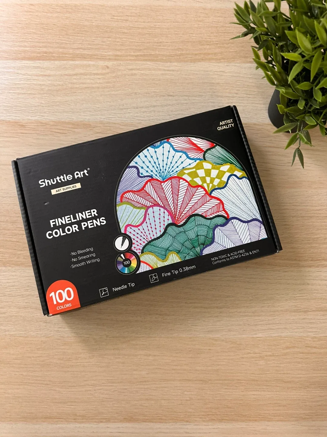 Shuttle Art Fineliner Color Pens - 100 Colors image indicator(2)