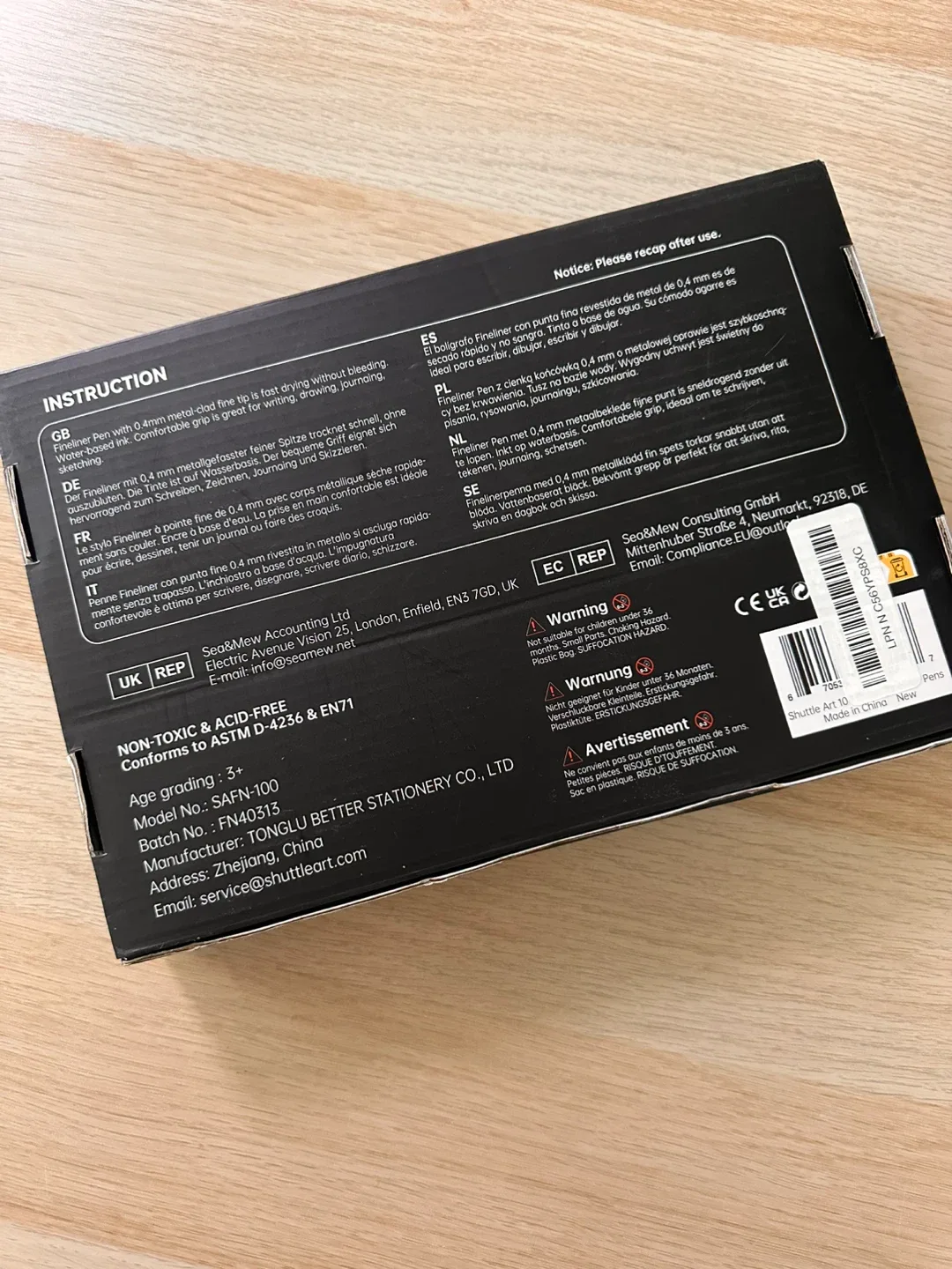 Shuttle Art Fineliner Color Pens - 100 Colors image indicator(7)