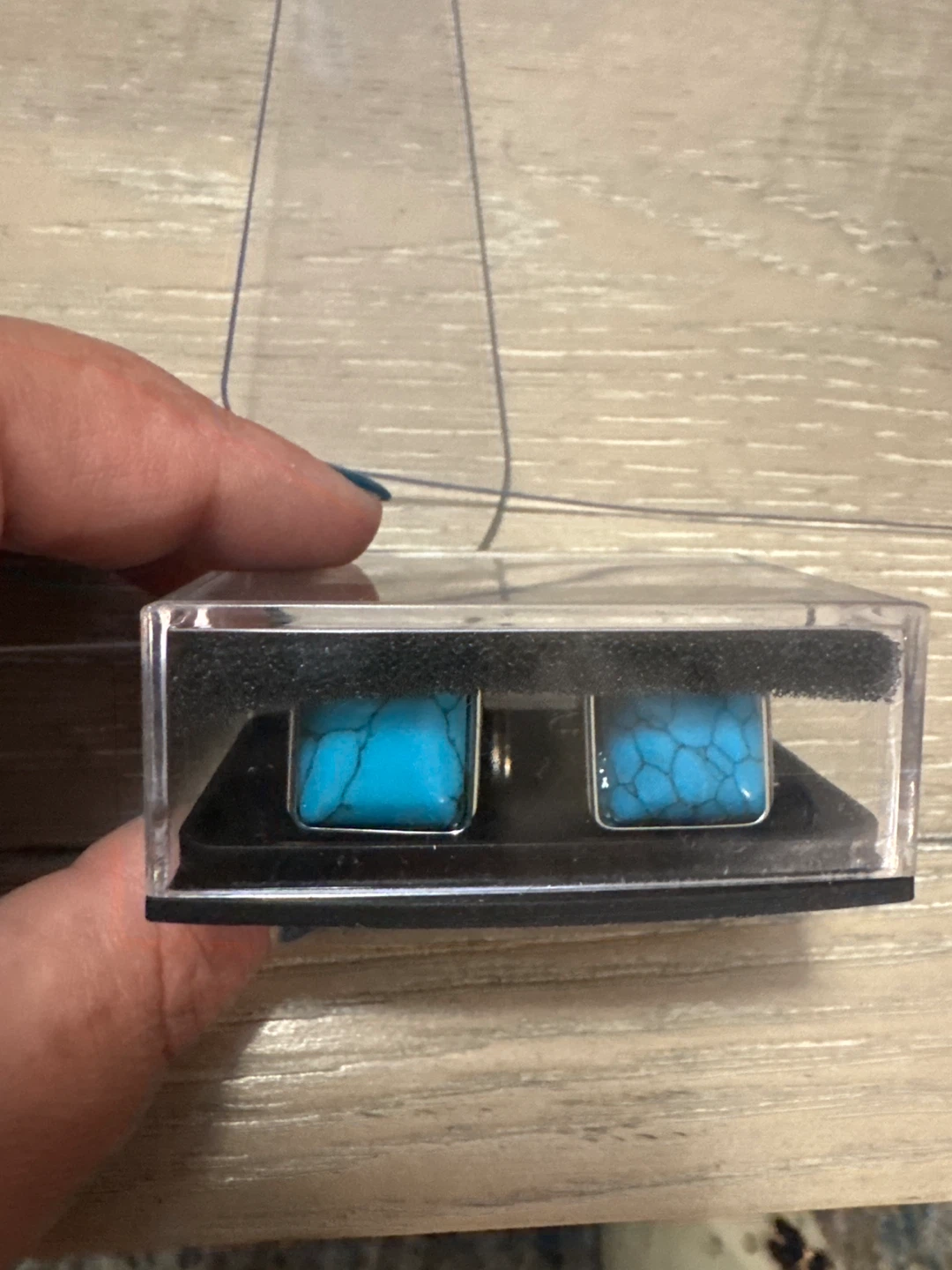 Men's Turquoise Cufflink Set