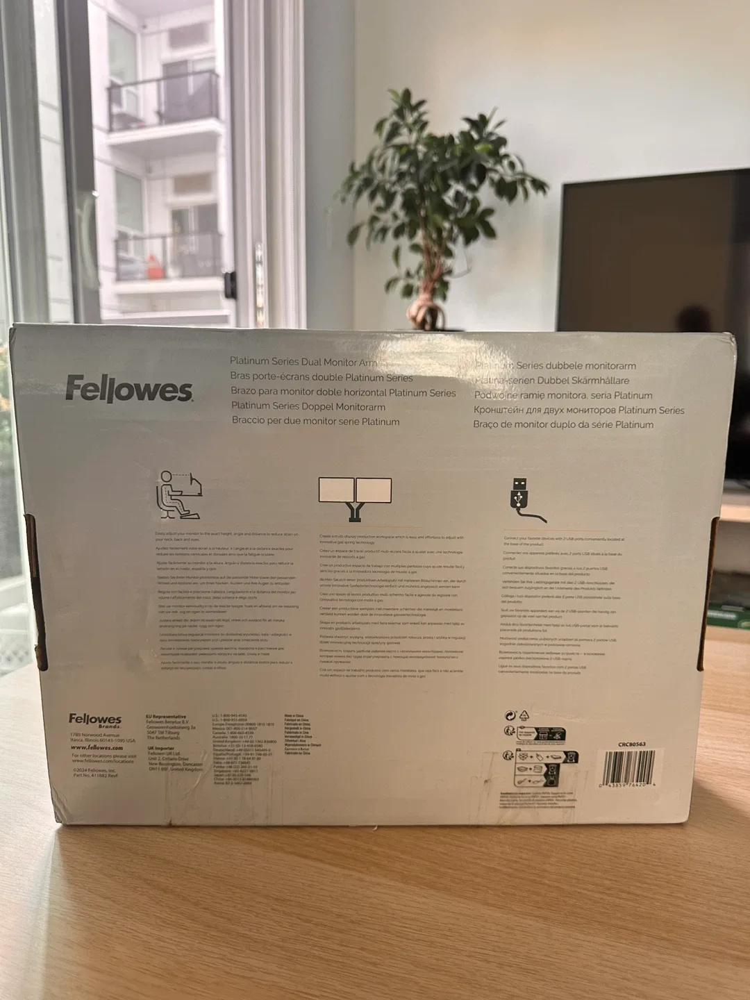 Fellowes Platinum Series Dual Monitor Arm image indicator(4)