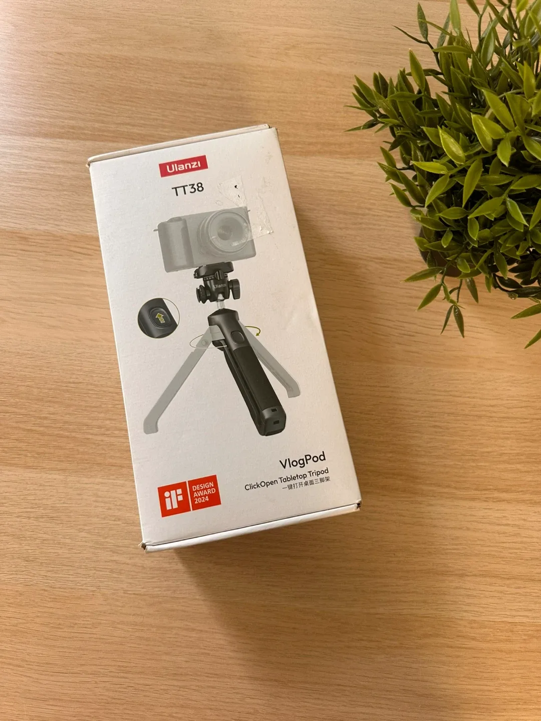 Ulanzi TT38 VLogPod ClickOpen Tabletop Tripod - New thumbnail