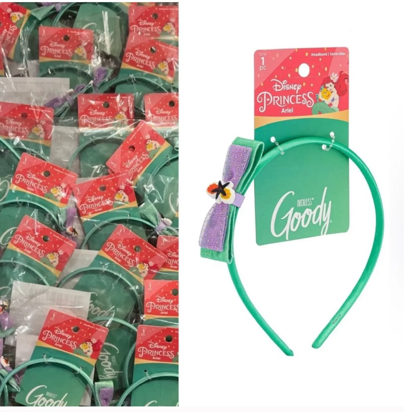 30 pc Party Bundle Goody Disney Princess Ariel Headbands thumbnail