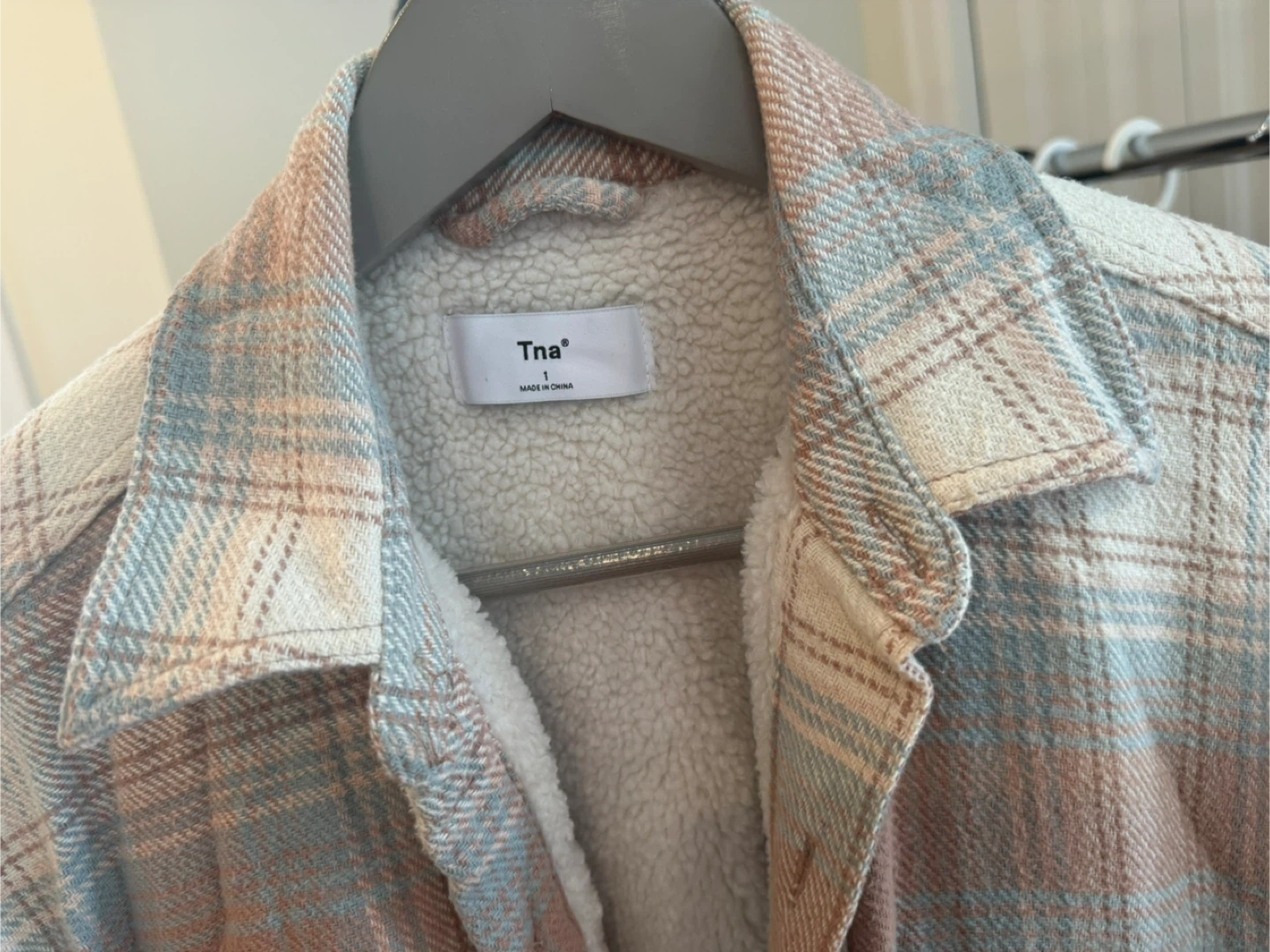 Tna Plaid Shirt Jacket - Size S - photo 2