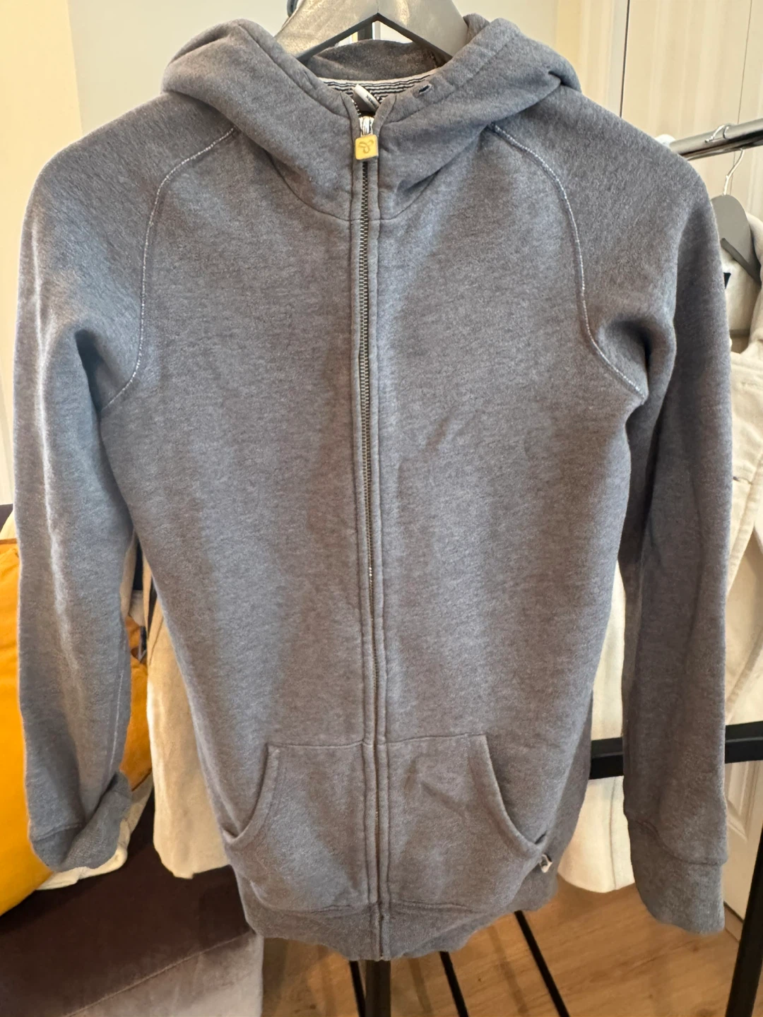 TNA Grey Zip-Up Hoodie - XSmall