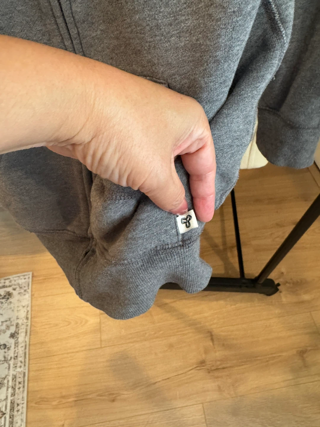 TNA Grey Zip-Up Hoodie - XSmall - photo 4