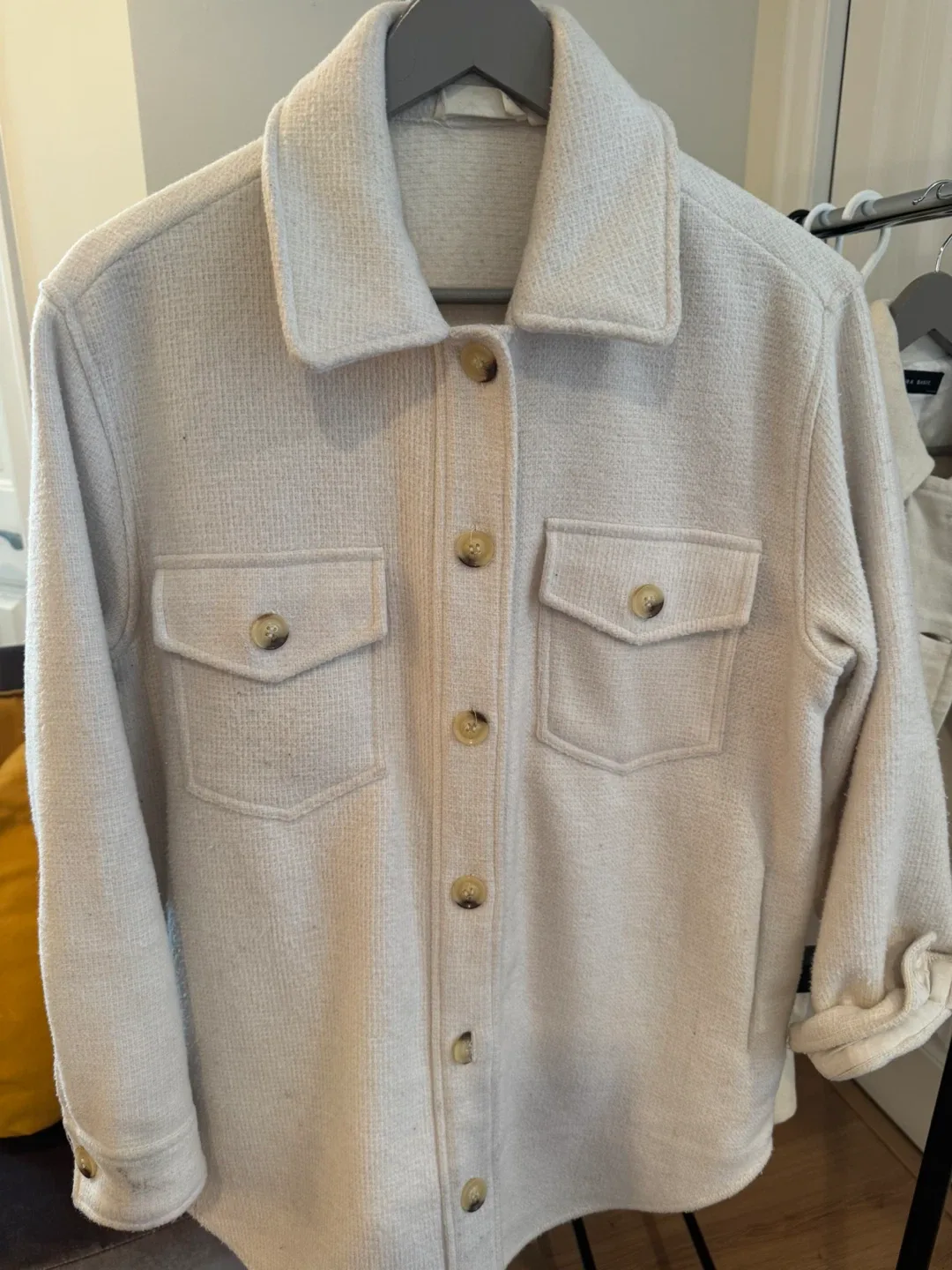 Cream Shacket - Size Small thumbnail