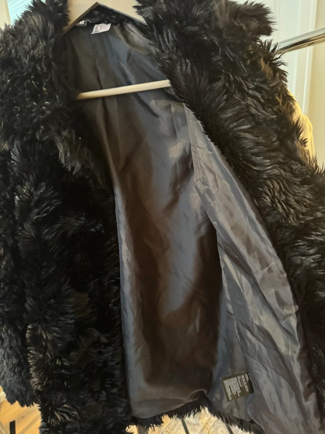 H&M Divided Faux Fur Jacket - XS thumbnail