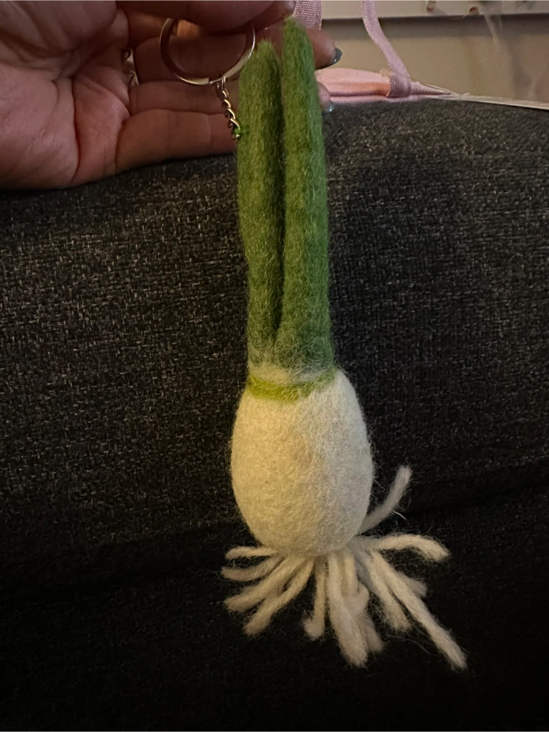 Green Onion Keychain - photo 2