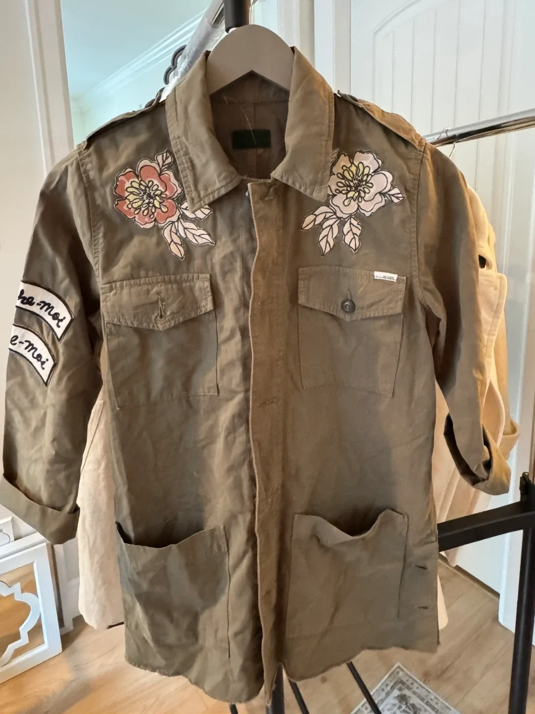 Mother Brand Floral Embroidered Jacket thumbnail