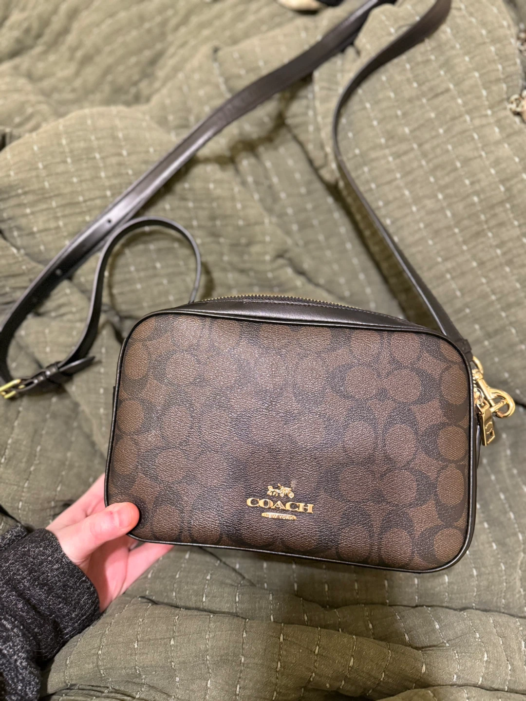 Coach Camera Bag in Signature Canvas