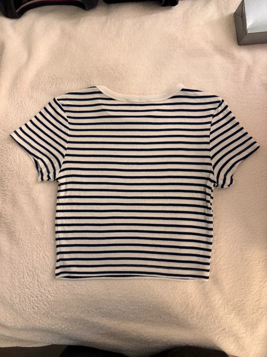 Zara Striped Crop Top - Size Small image indicator(3)