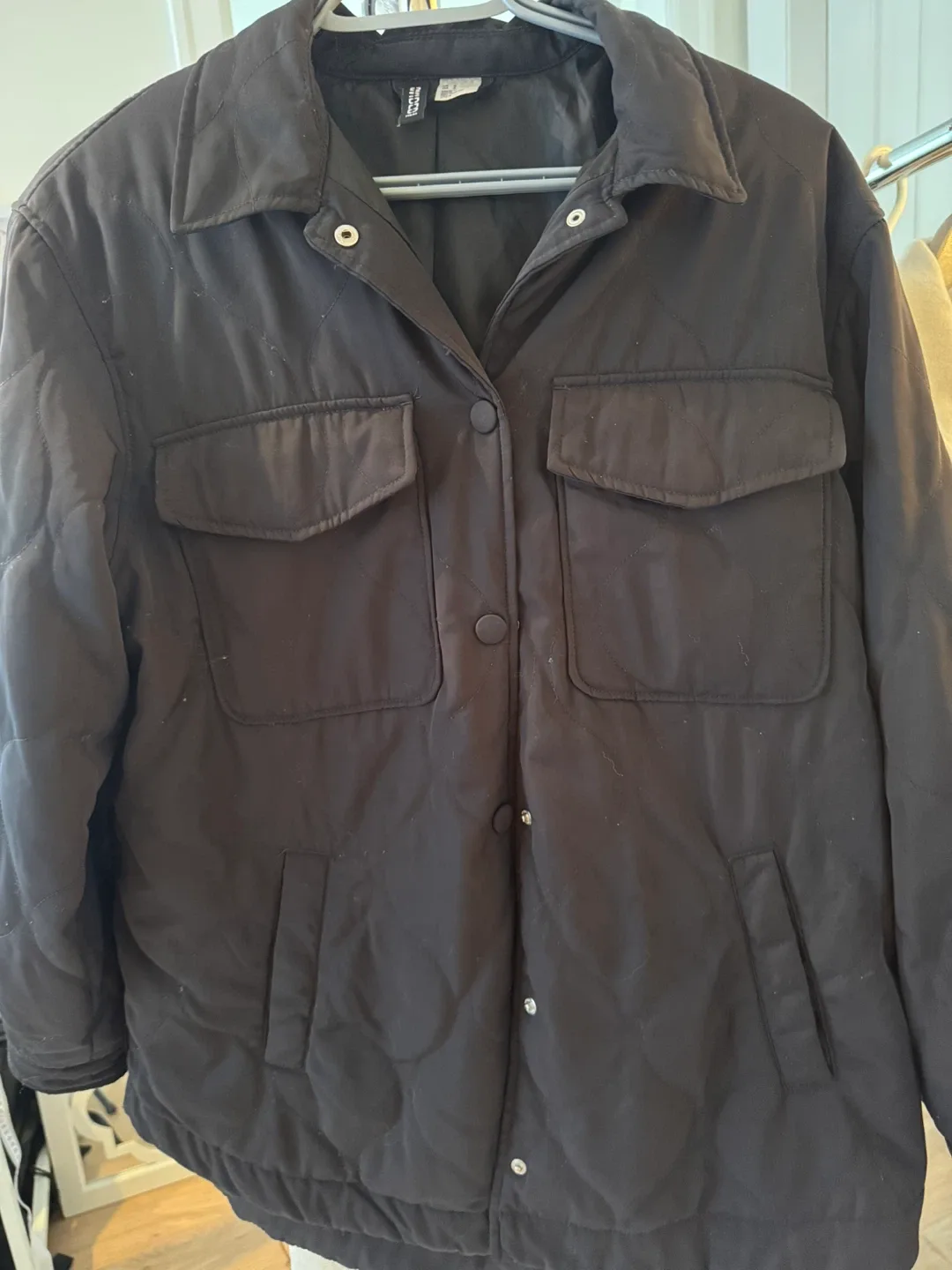 H&M Divided Quilted Jacket - Size S thumbnail
