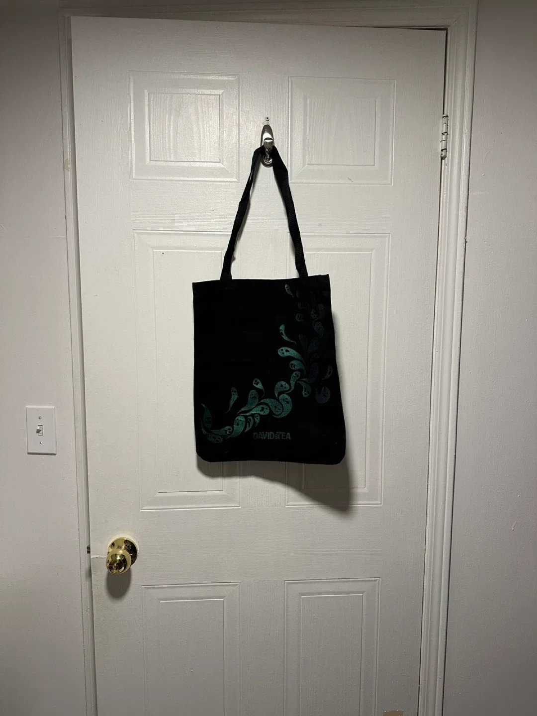 DAVIDsTEA Black Tote Bag thumbnail