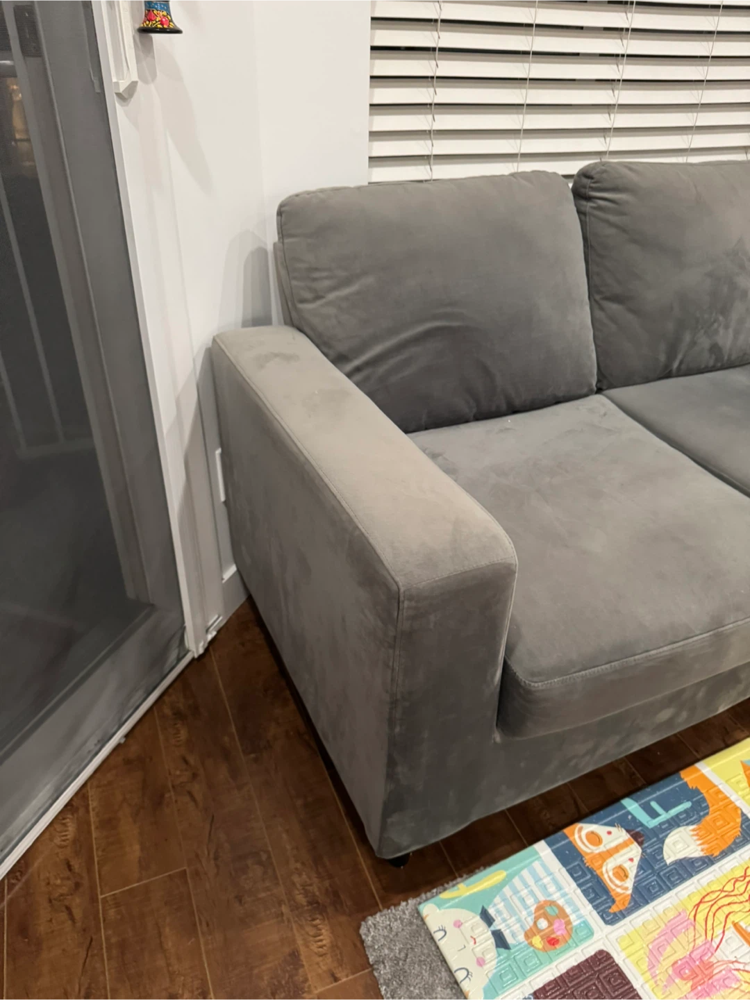 Modern Grey 2-Seater Sofa – Great Condition! - photo 2