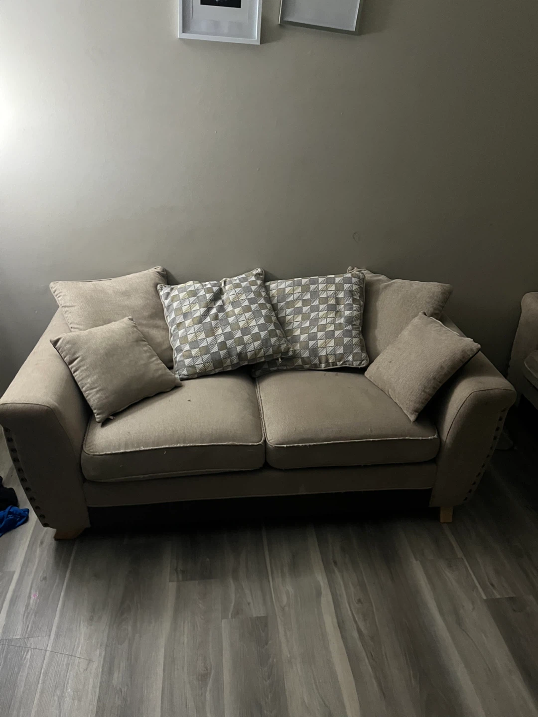 Neutral Sofa and Loveseat Set - photo 2