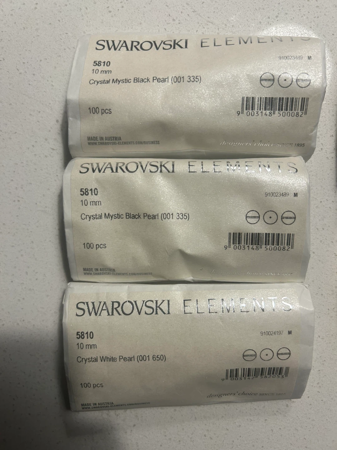 Swarovski Elements Beads - Variety of Sizes & Styles