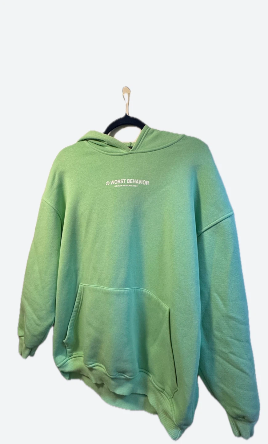 Worst Behavior Green Hoodie