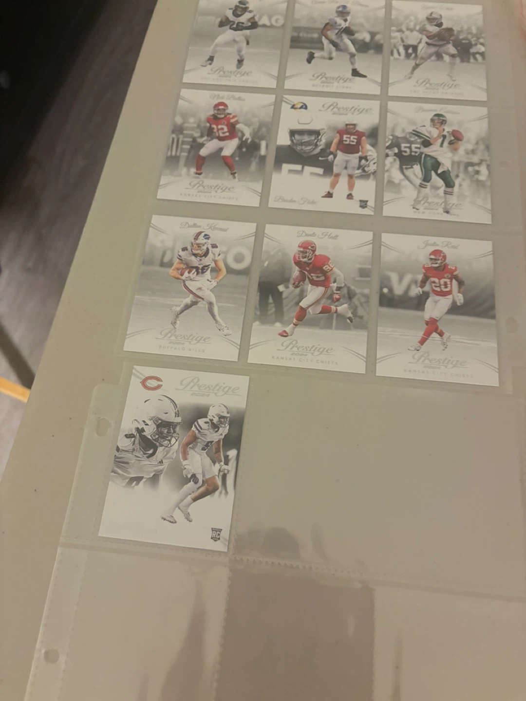 10 2024 Prestige Panini Trading cards