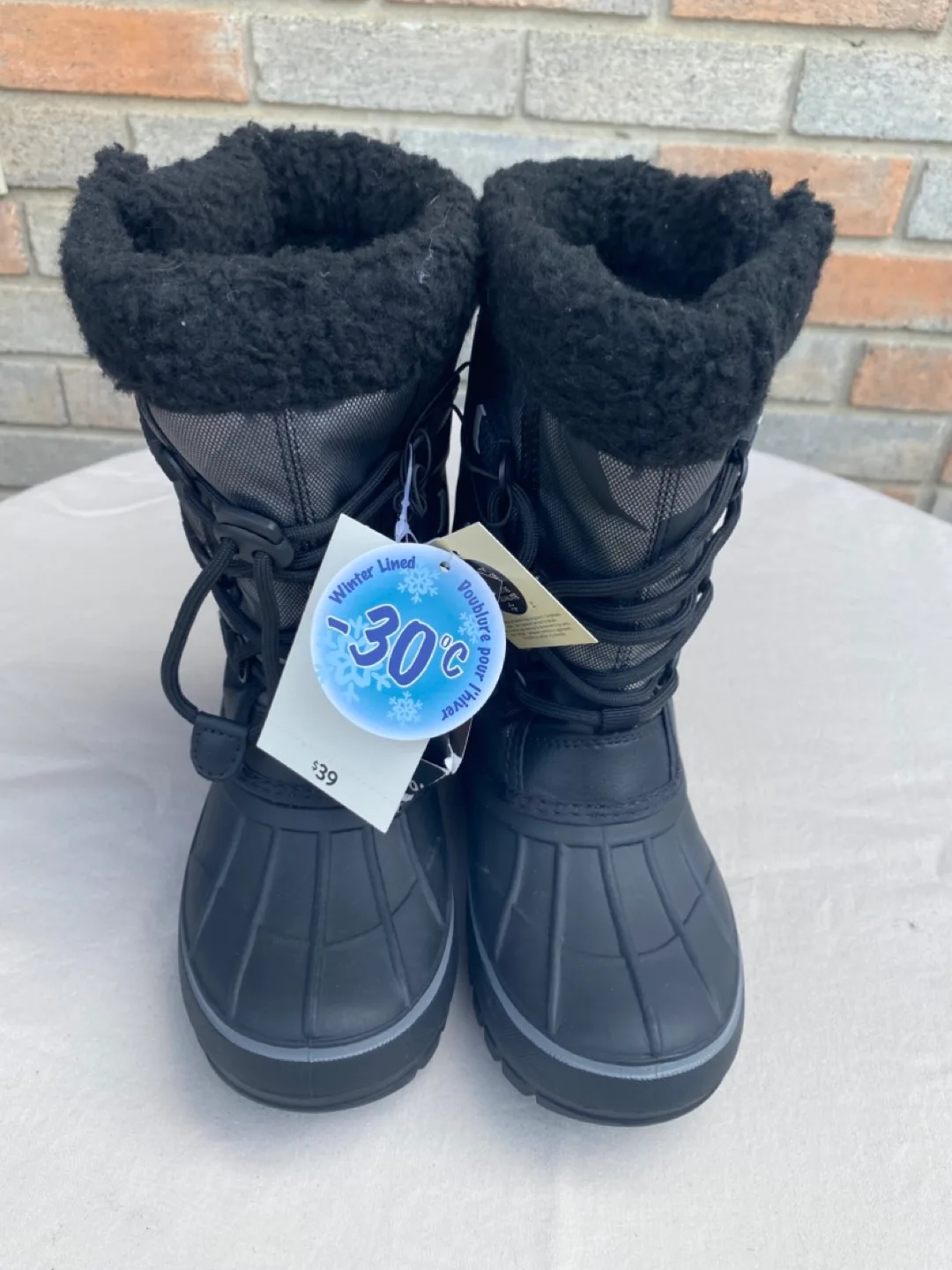 New Winter Lined Boots kids shoes size US 13 kids image indicator(5)