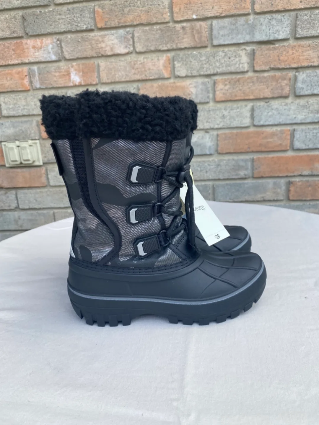 New Winter Lined Boots kids shoes size US 13 kids image indicator(4)