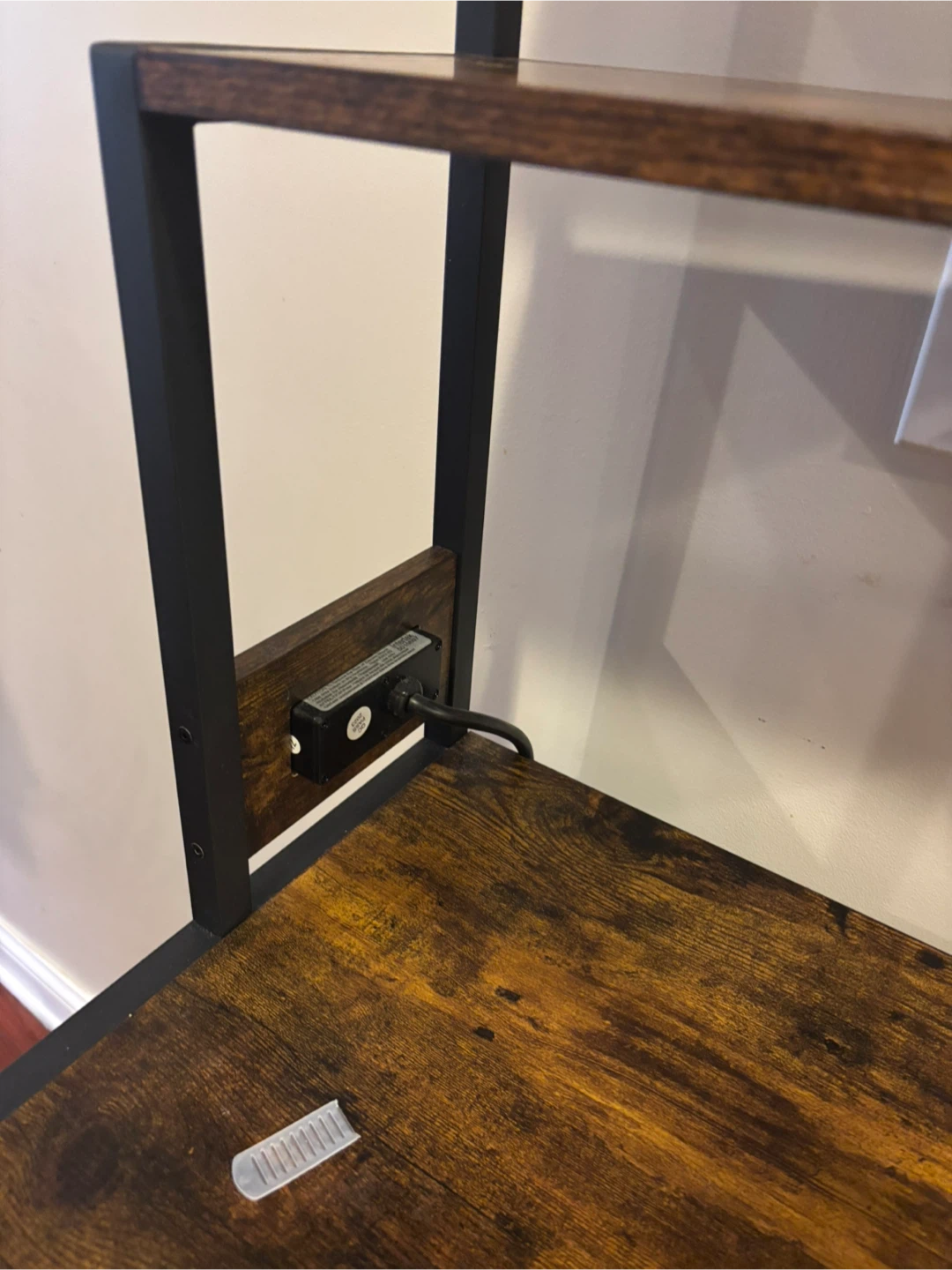 VASAGLE Ladder Shelf with Power Outlets - photo 4