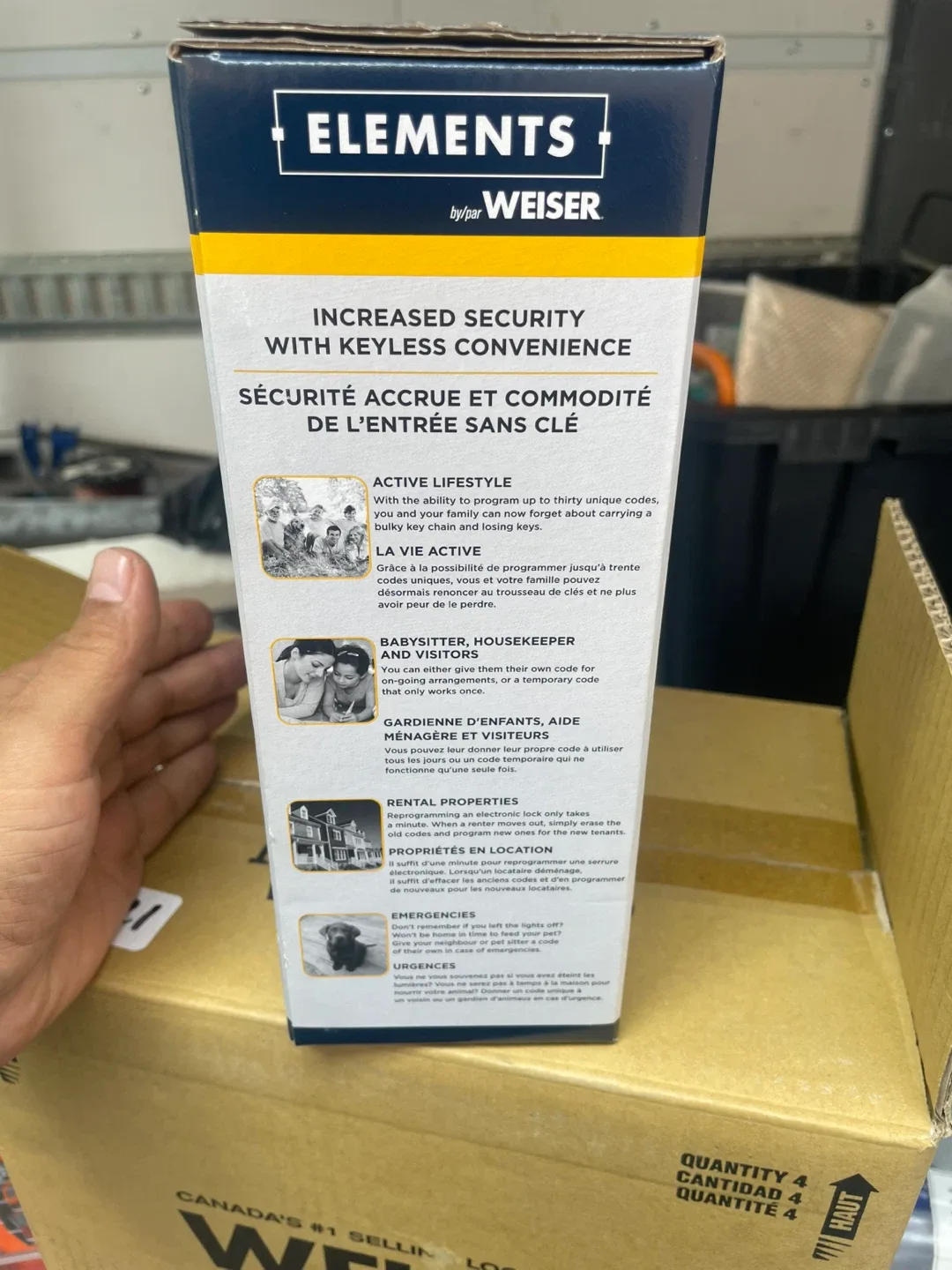 Elements by Weiser Touchscreen Electronic Deadbolt image indicator(4)