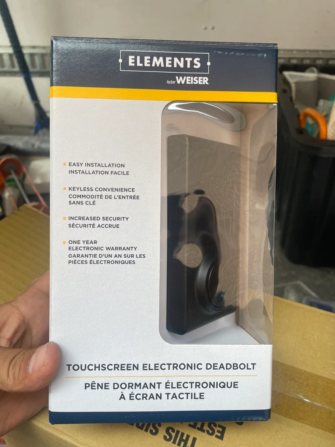 Elements by Weiser Touchscreen Electronic Deadbolt image indicator(5)