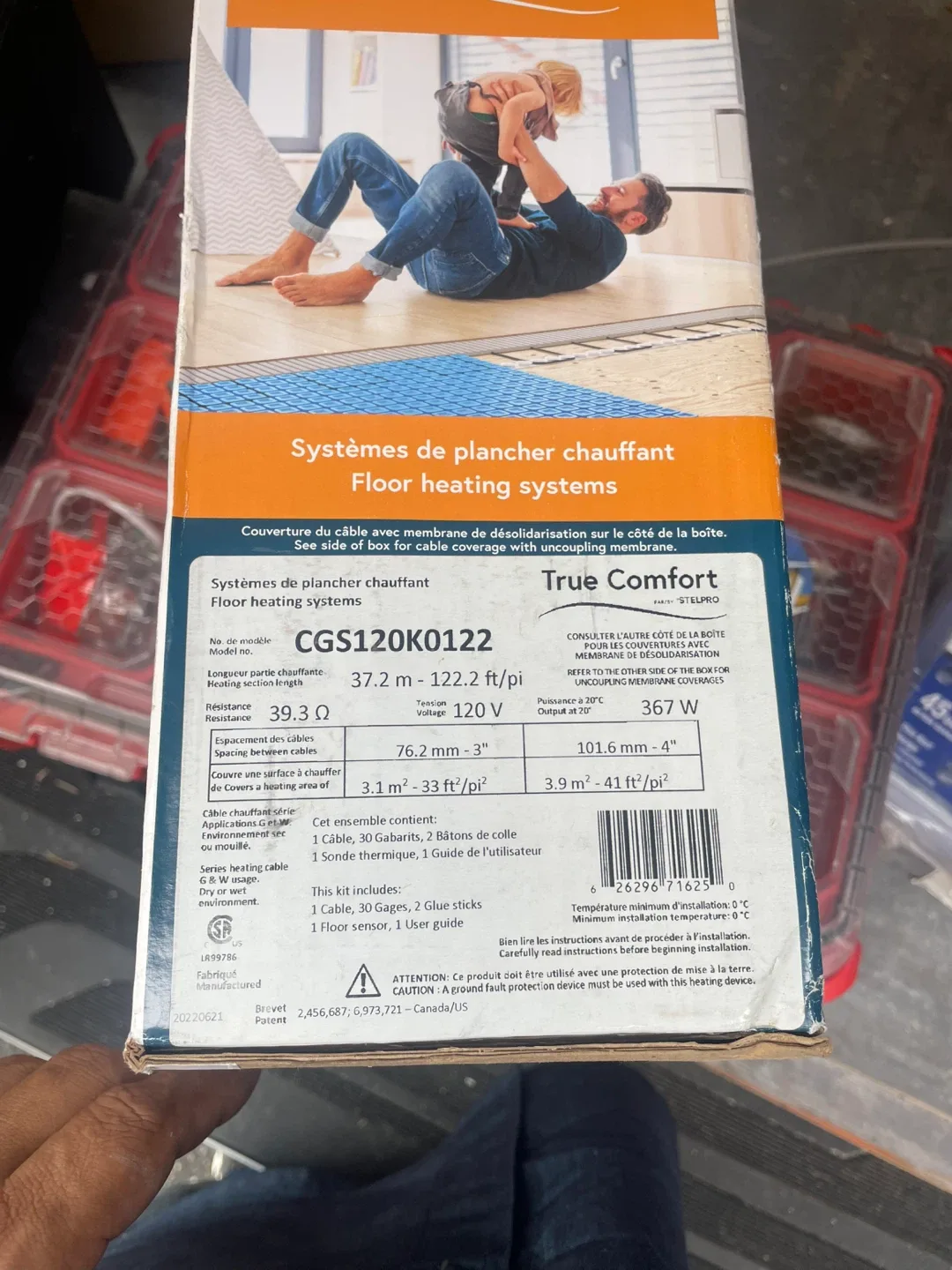 True Comfort Floor Heating System CGS120K0122 image indicator(3)