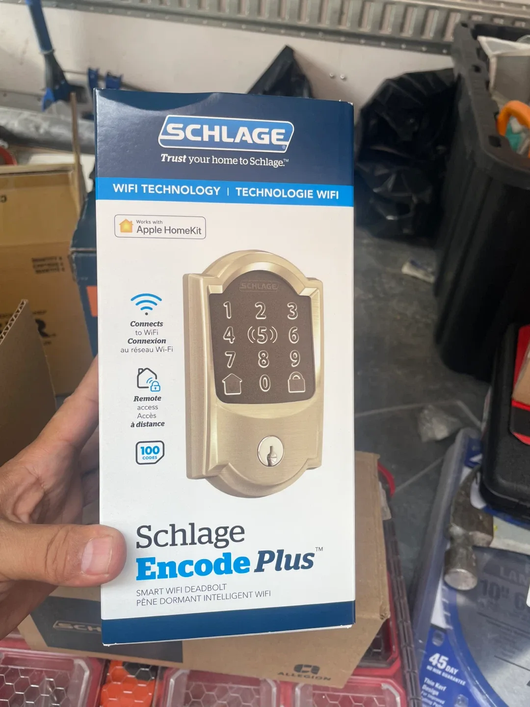 Schlage Encode Plus Smart WiFi Deadbolt - Satin Nickel thumbnail