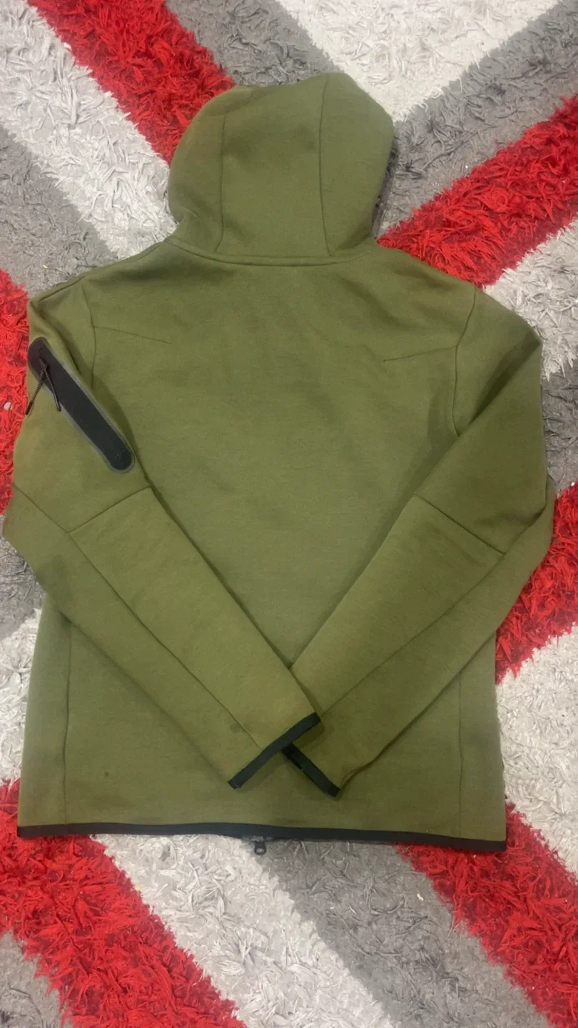 Nike Tech Fleece Hoodie - Olive image indicator(5)