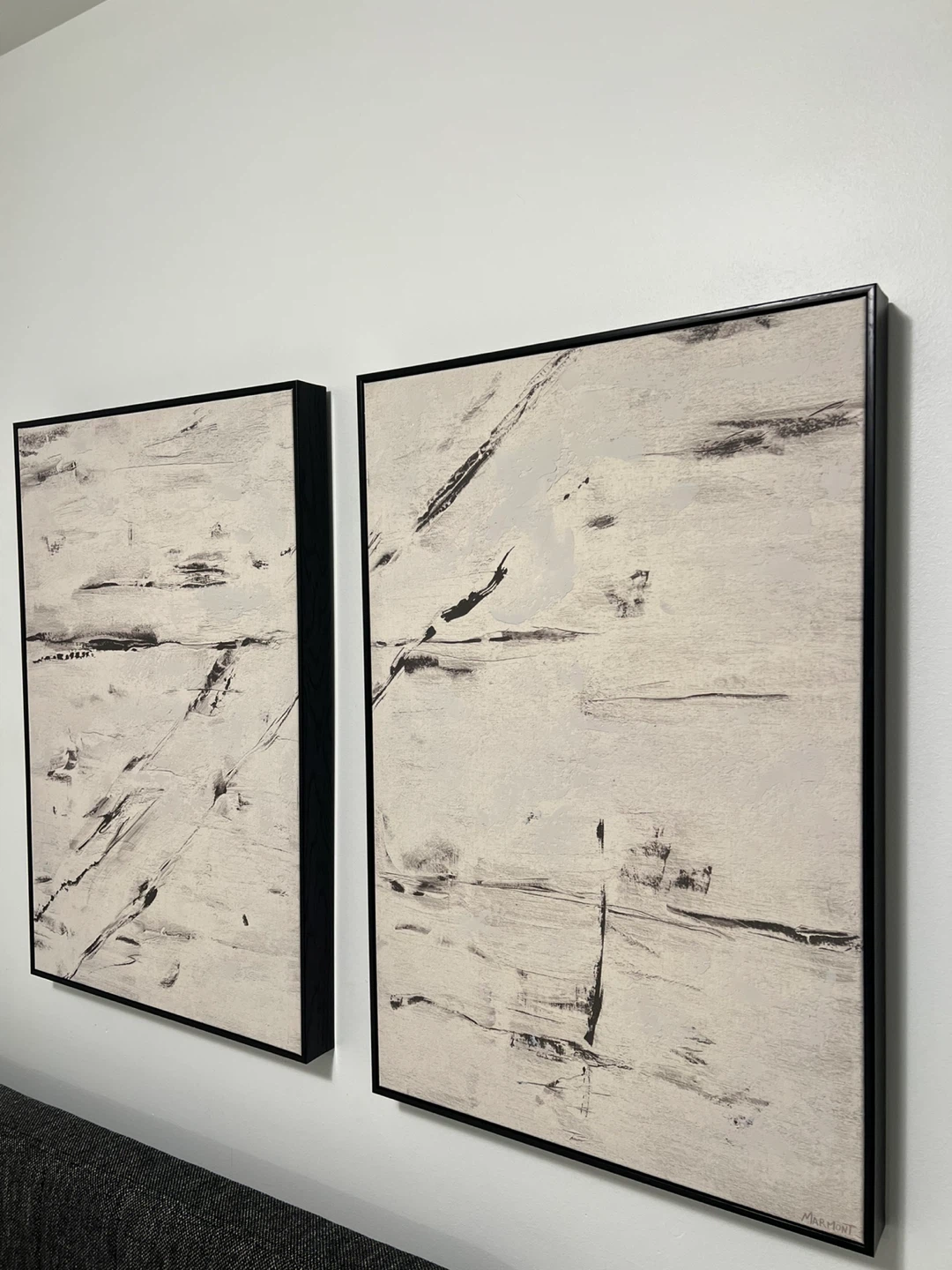 Textured Accent Painting (2pcs)