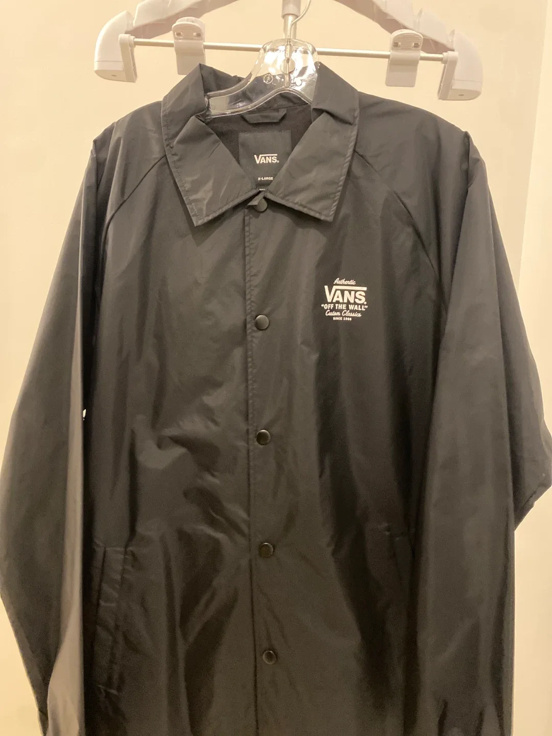 Vans Black Coaches Jacket - XL thumbnail