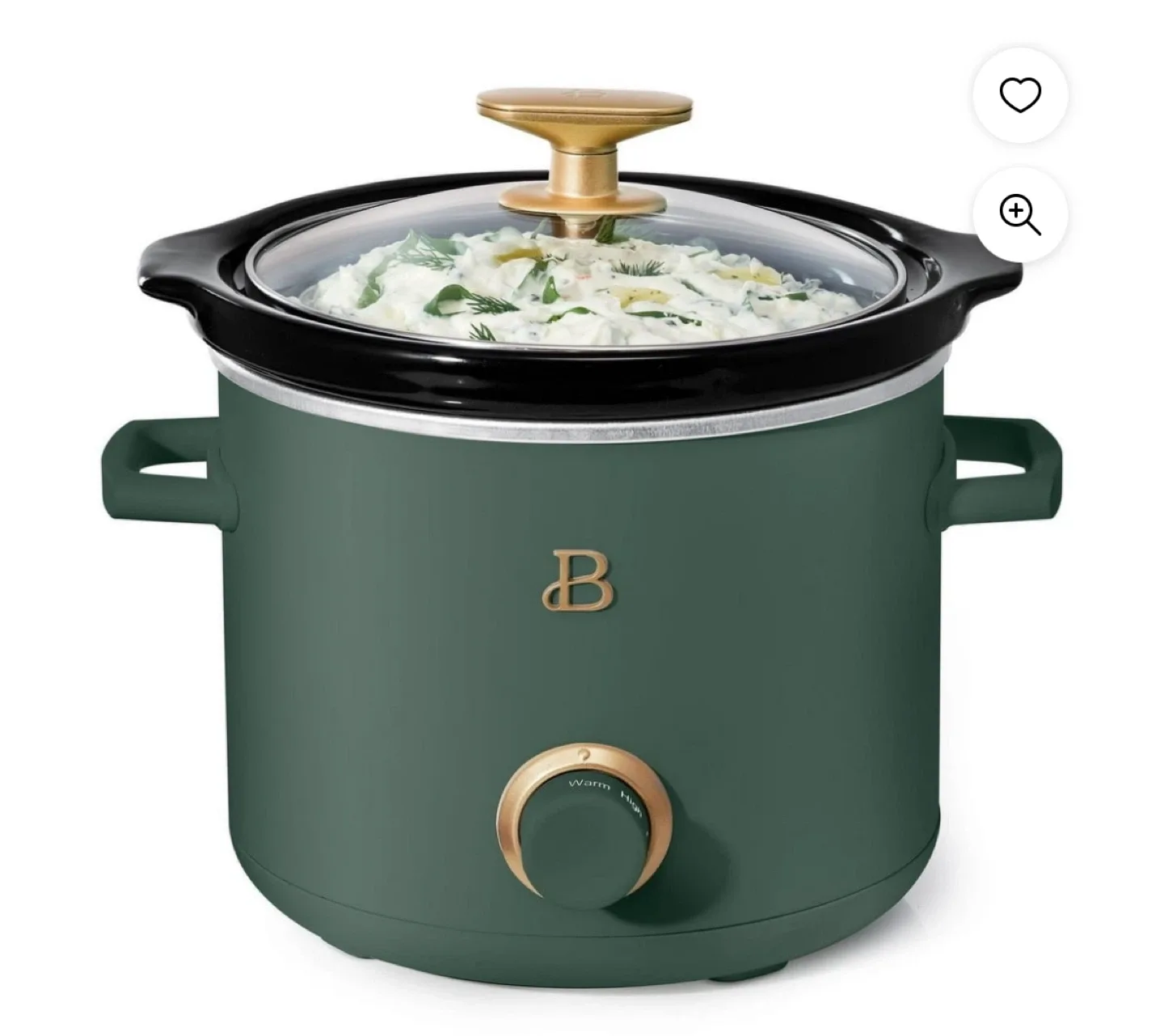 Beautiful 2 Qt Slow Cooker by Drew Barrymore – Green thumbnail