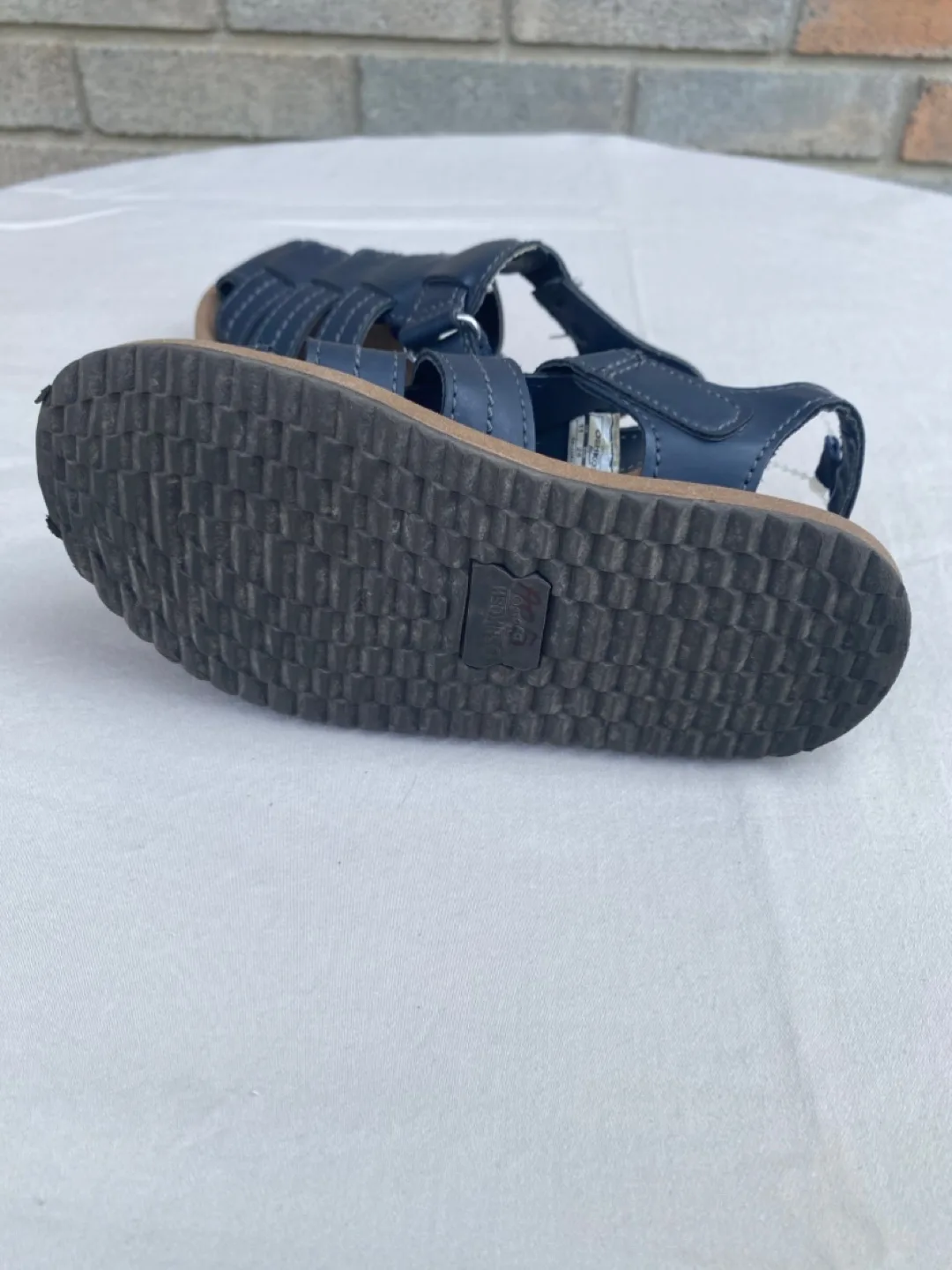 OshKosh B'gosh Blue Sandals - Size US 11 kids shoes image indicator(3)