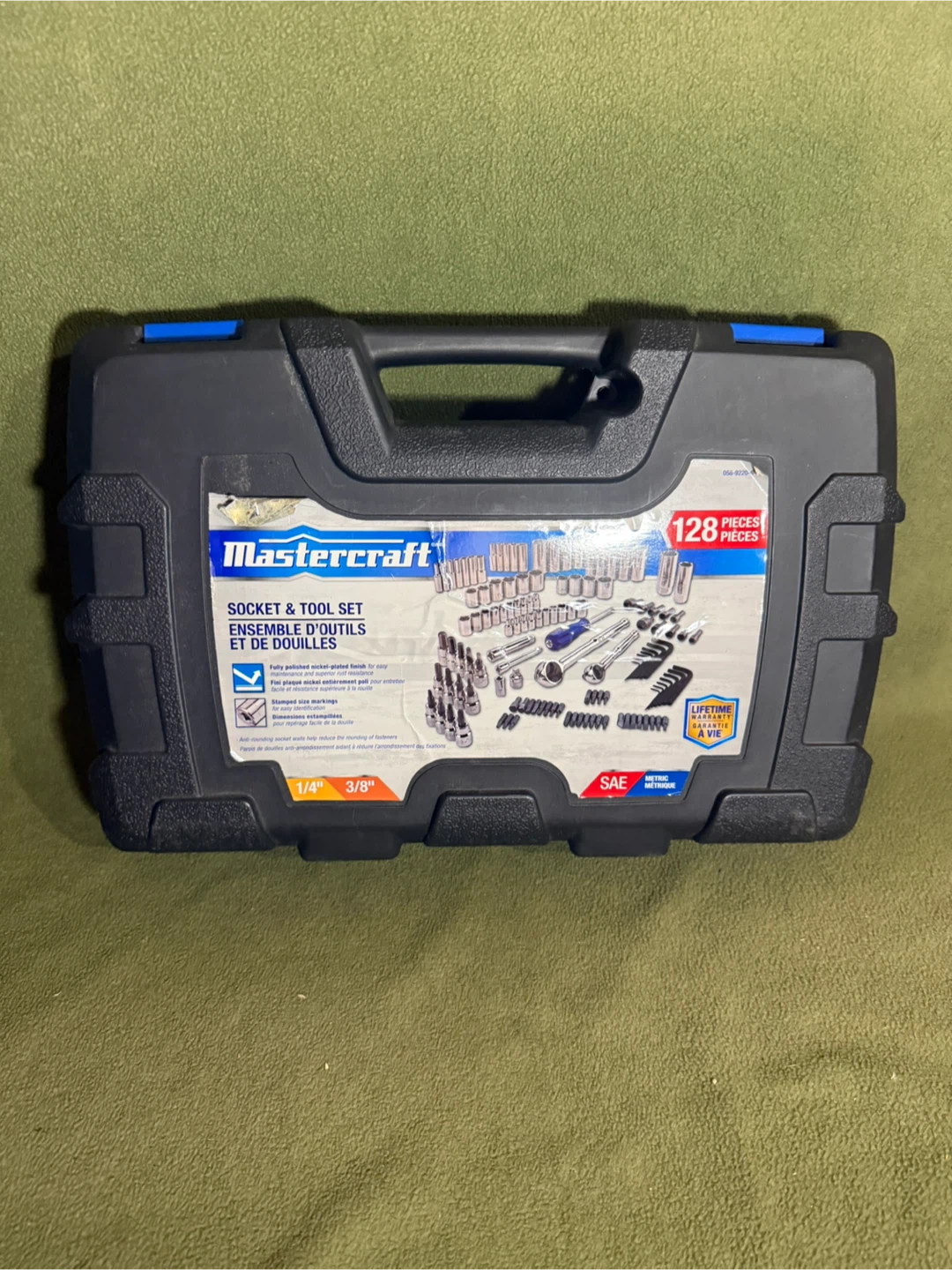 128 piece Mastercraft Socket an Tool Set