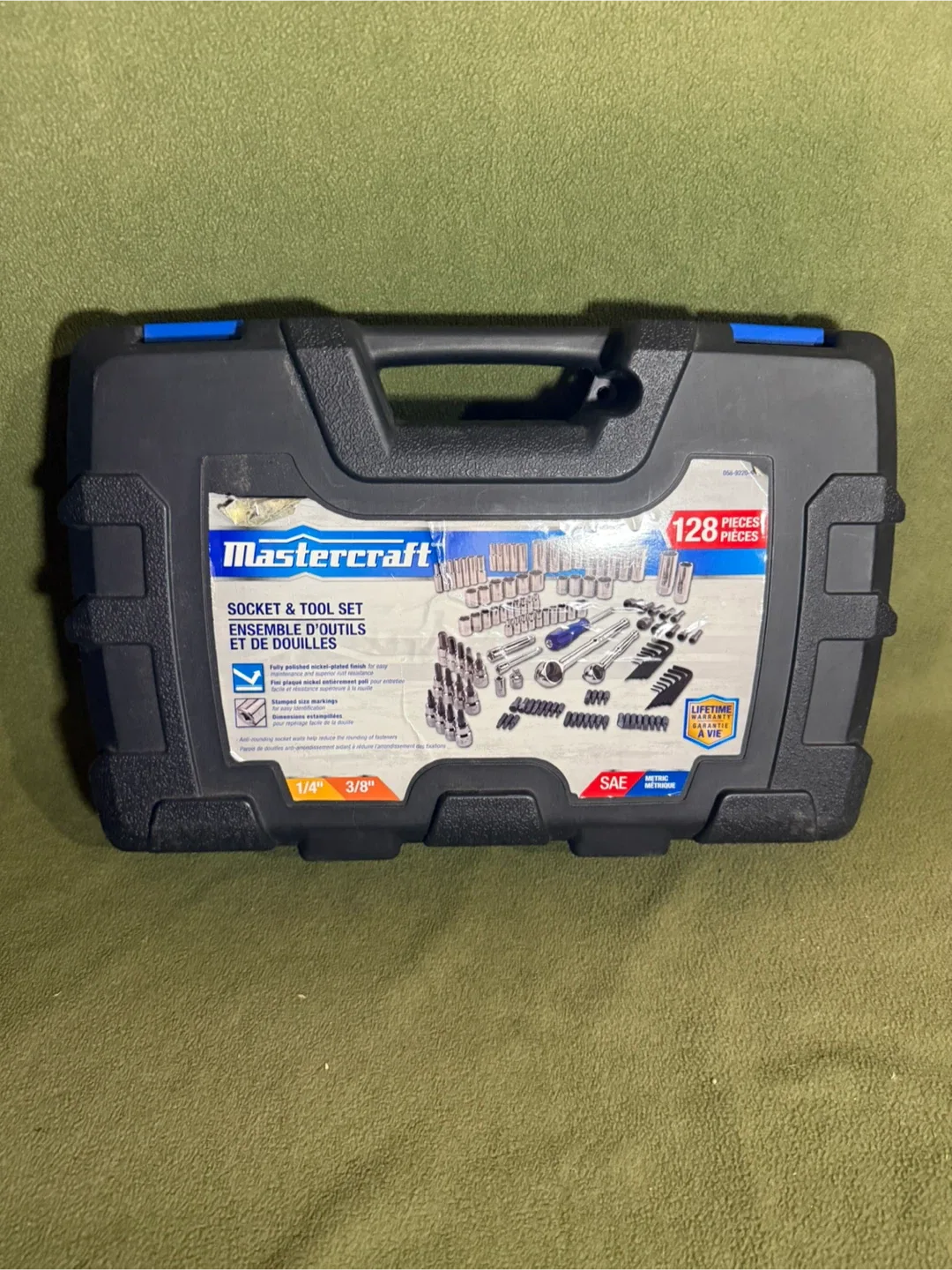 128 piece Mastercraft Socket an Tool Set thumbnail