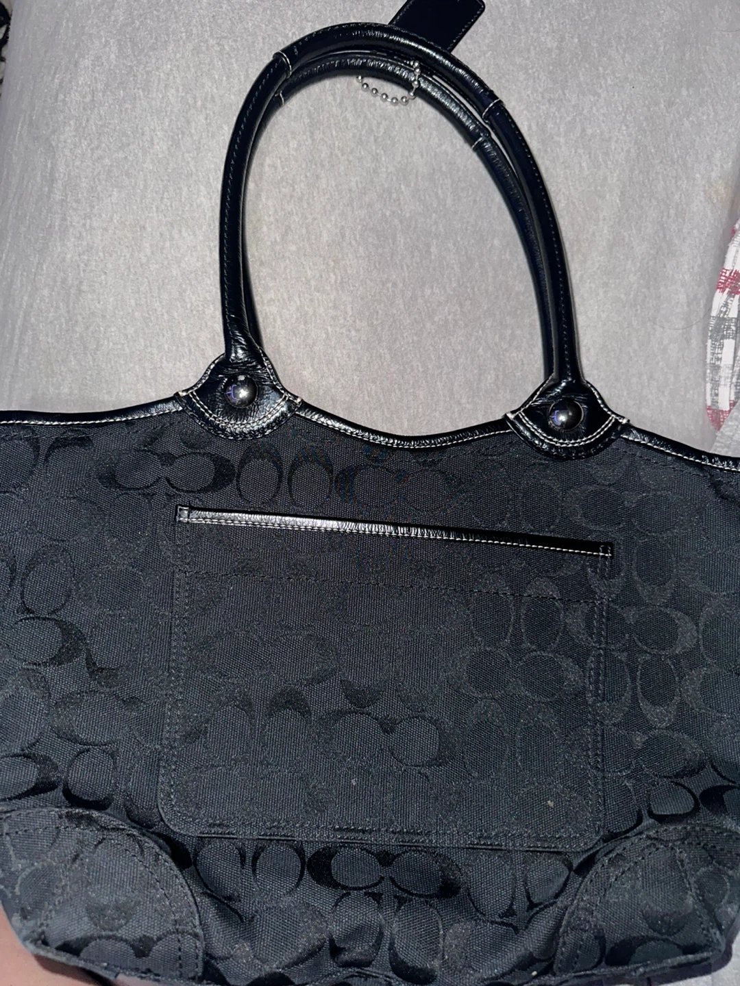 Coach Black Signature Tote Bag - photo 3