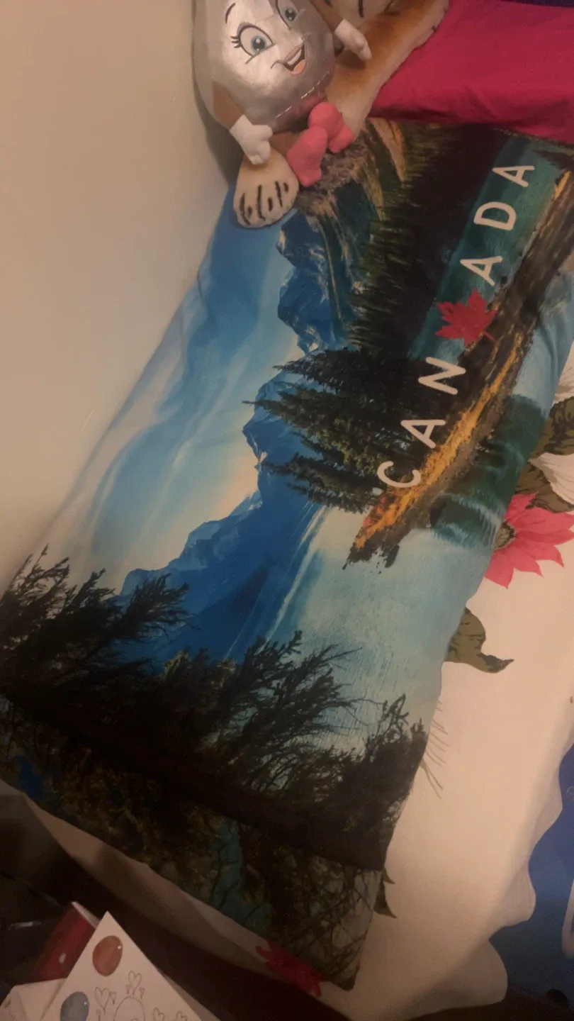 Canada Themed Sleeping Pillow thumbnail