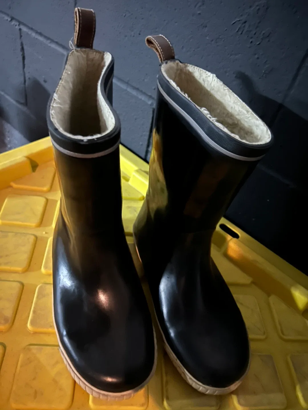 Tretorn Black Winter Boots - Size 38 thumbnail