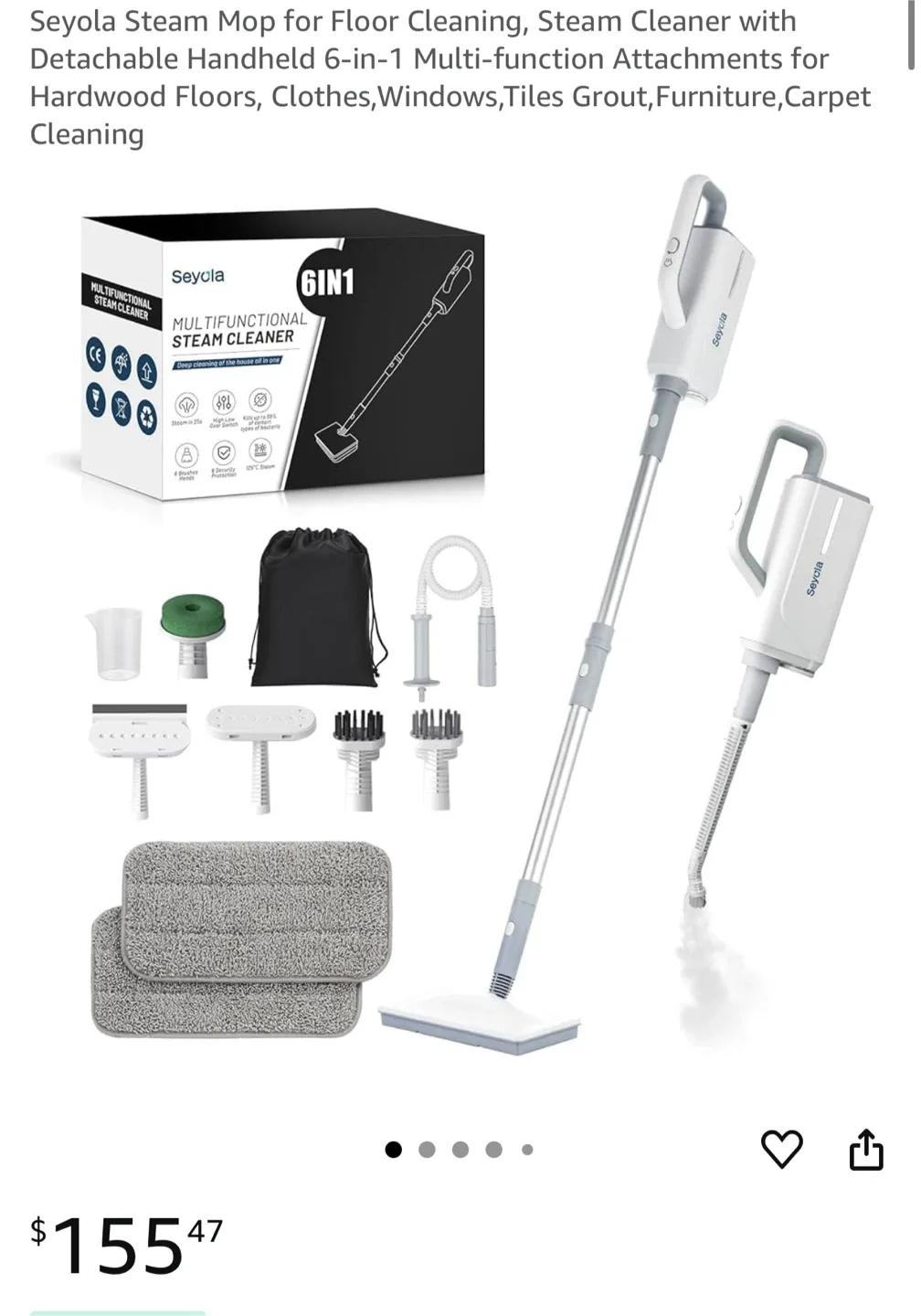 Seyola Steam Mop 6-in-1 Multi-function Cleaner thumbnail