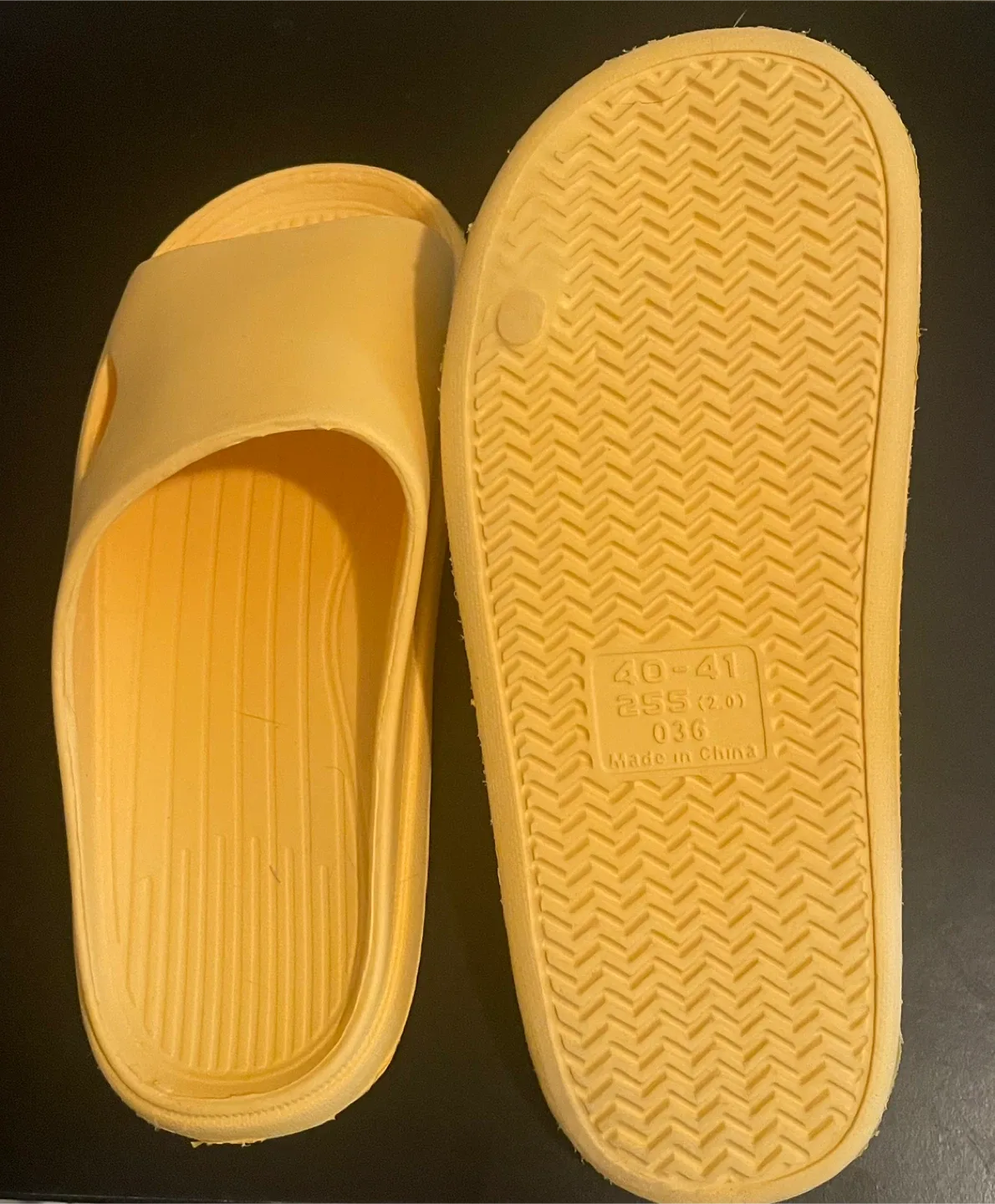 🥕 Yellow Slides - Size 37 1/2. image indicator(4)