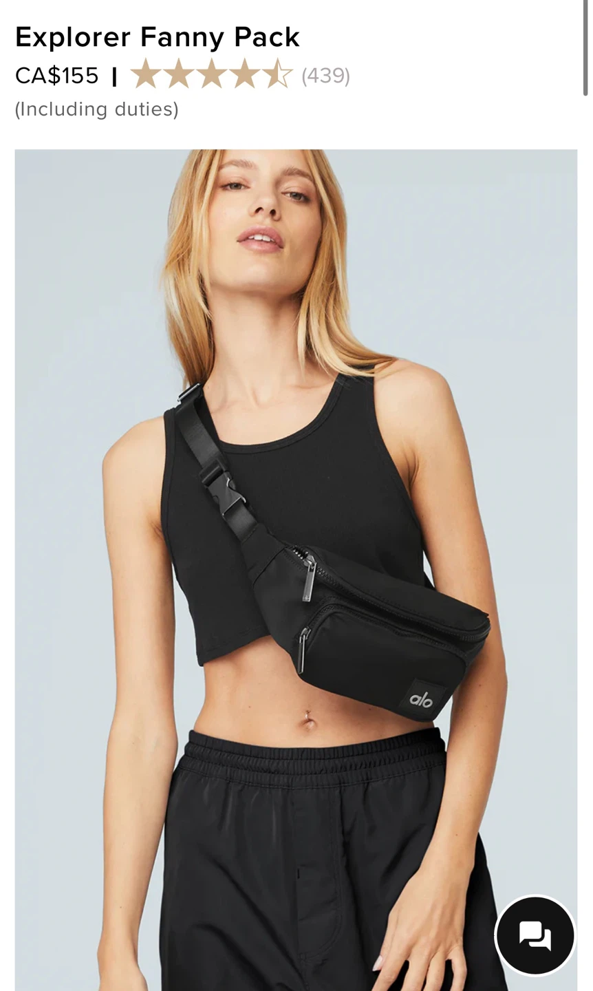 ALO Yoga Explorer Fanny Pack - Black - photo 5