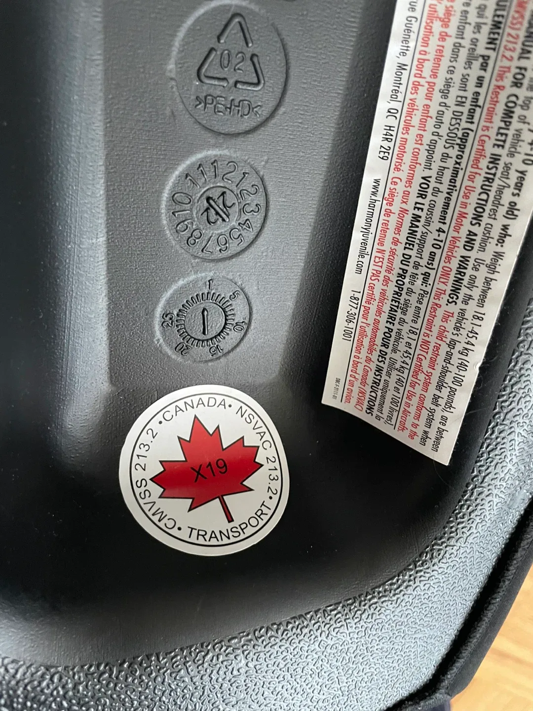 Harmony Dash Booster Seat - Black 🥕 image indicator(6)