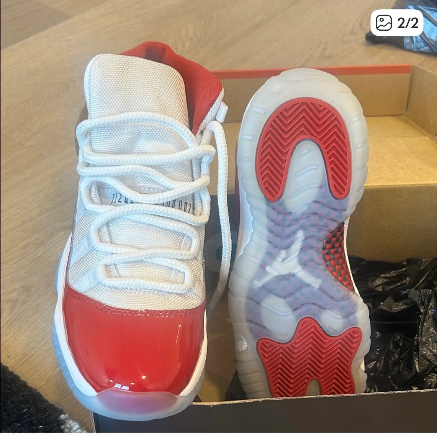 Air Jordan 11 Retro Cherry Red - Size 5.5 thumbnail